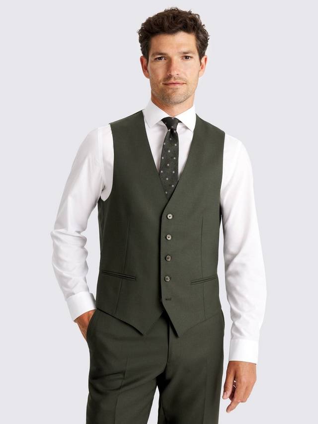 

Шерстяной жилет Barberis с подогнанной талией Moss