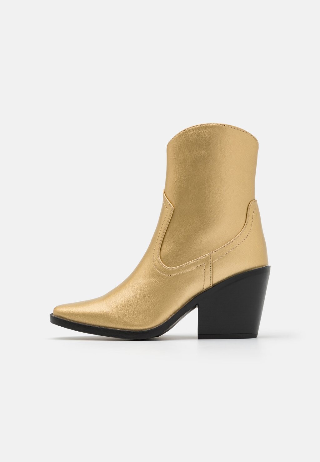 Классические ботильоны ONLBROOKE HEELED BOOT ONLY SHOES, золотого цвета — фото 2