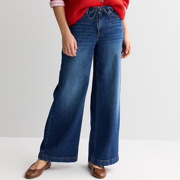 

Женские джинсы relaxed mid rise wide leg Sonoma Goods For Life, Medium Wash