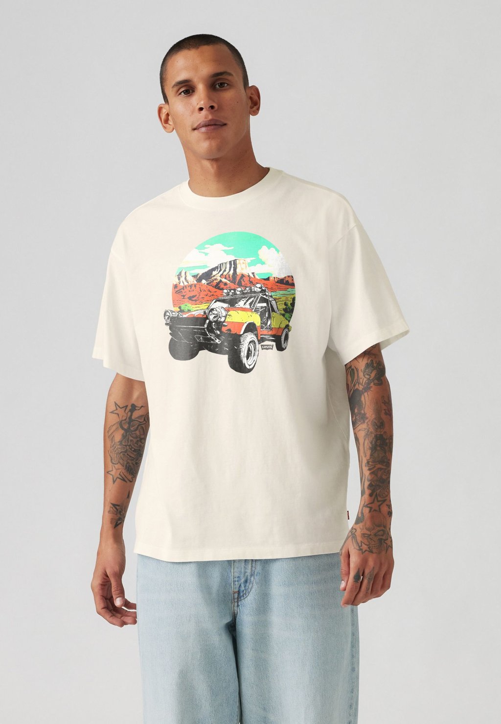 

Футболка с принтом VINTAGE FIT GRAPHIC TEE Levi's, молочный