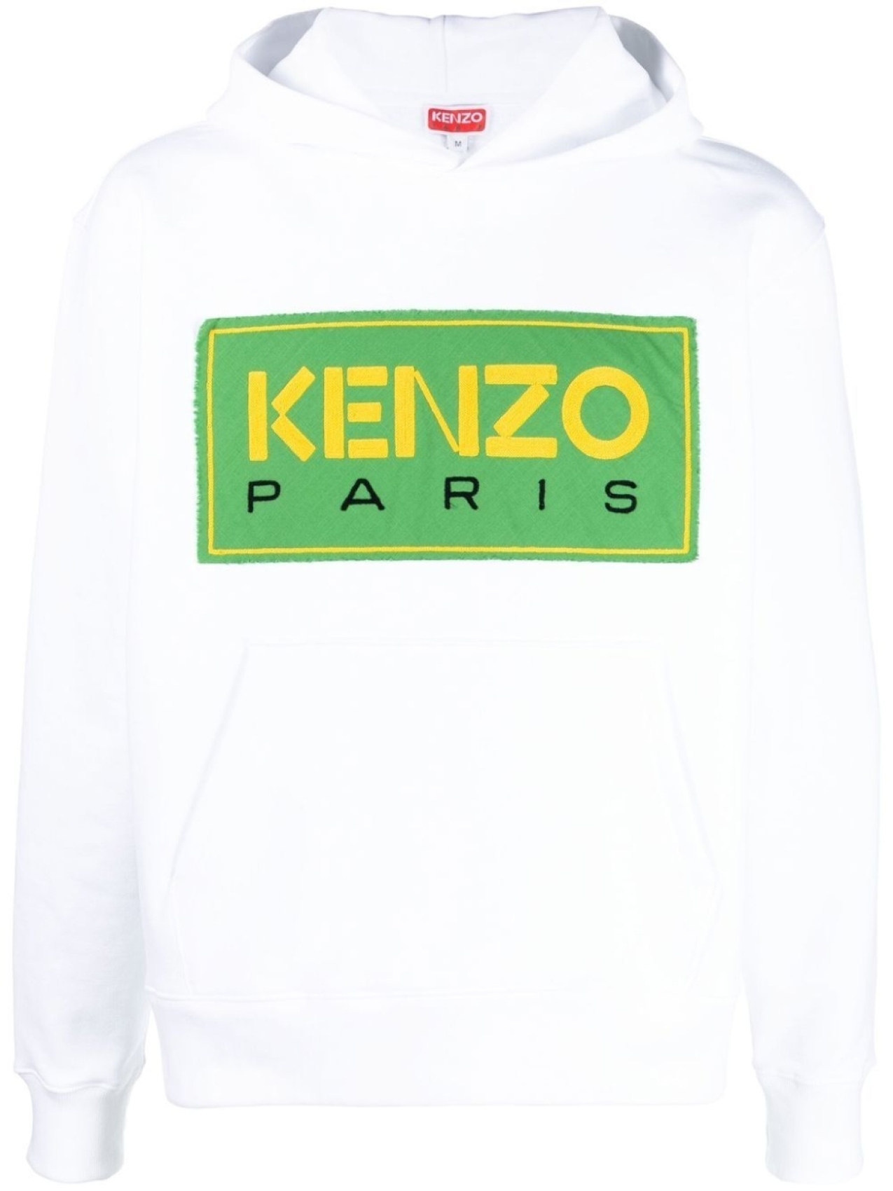 

Kenzo худи с нашивкой-логотипом, белый