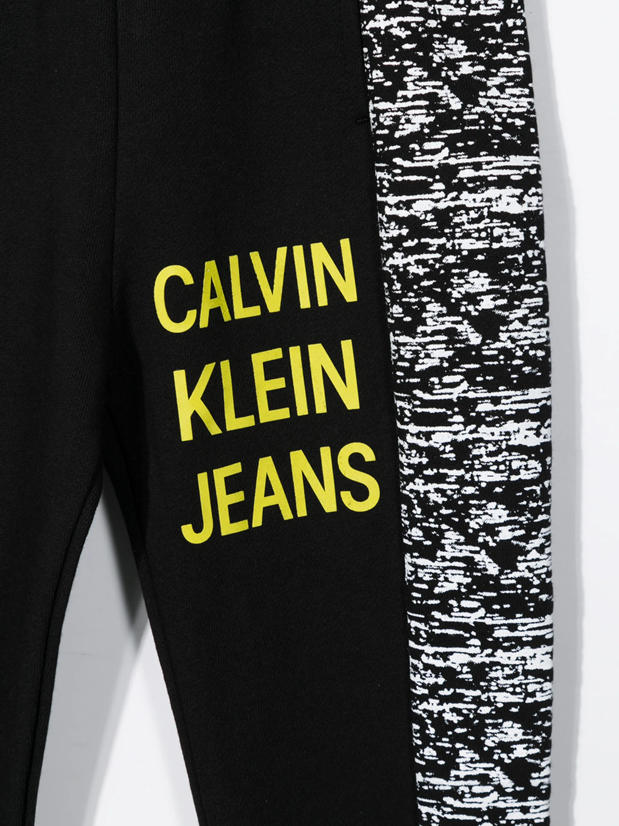 Спортивные брюки с логотипом Calvin Klein Kids, черный — фото 3