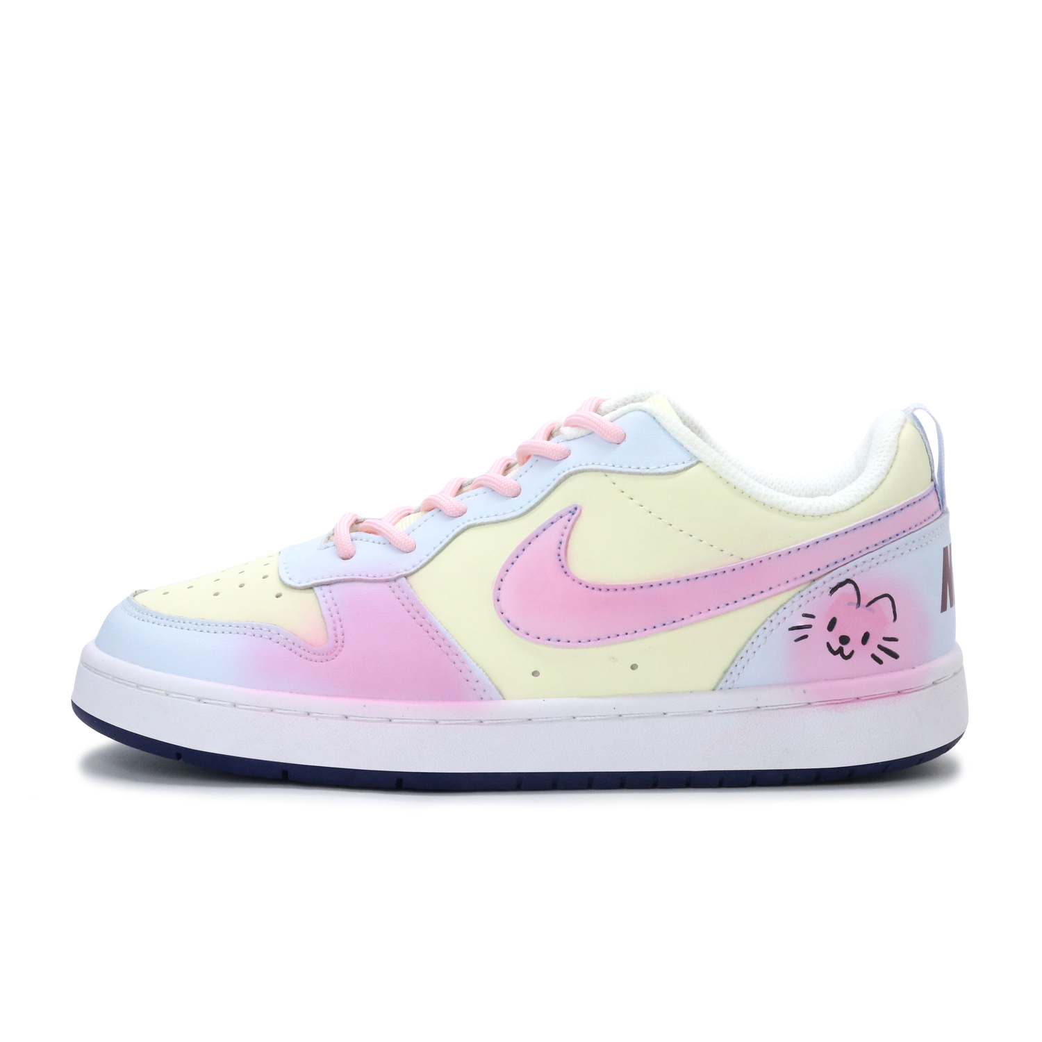 

Детские скейтерские кеды Court Borough Nike, желтый