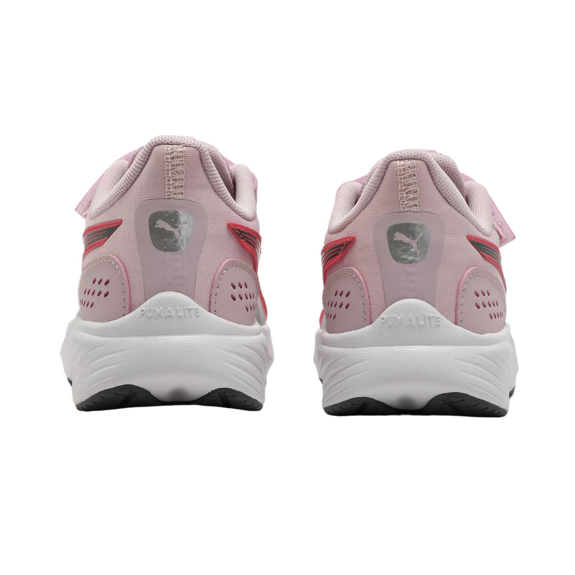 PUMA Износостойкие дышащие легкие амортизирующие детские беговые кроссовки pink kids' — фото 3