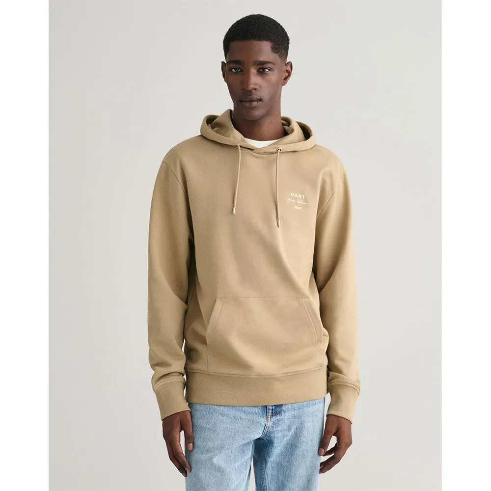 

Худи Gant Logo Script, бежевый