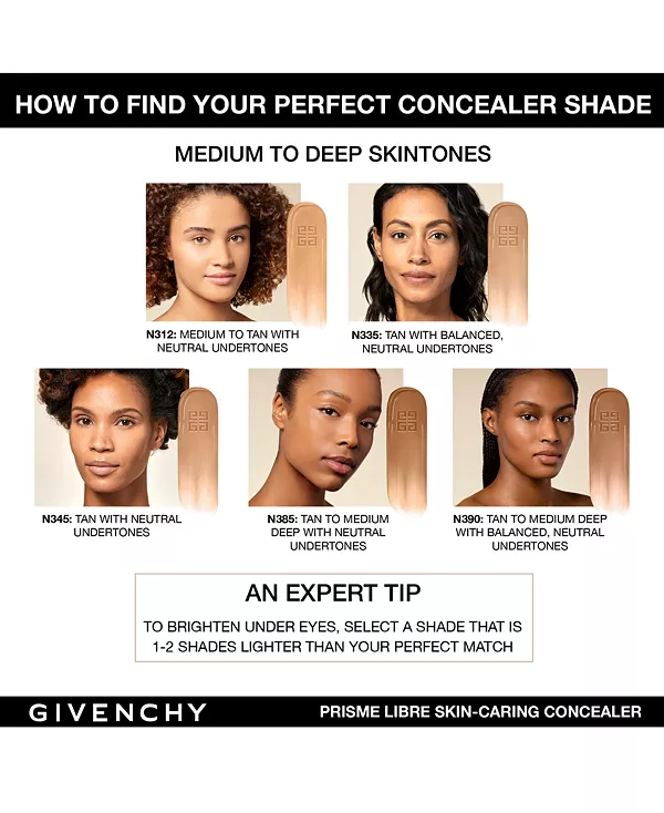Prisme libre консилер для ухода за кожей Givenchy, n390 - tan to medium deep with balanced, neutral undertones — фото 3