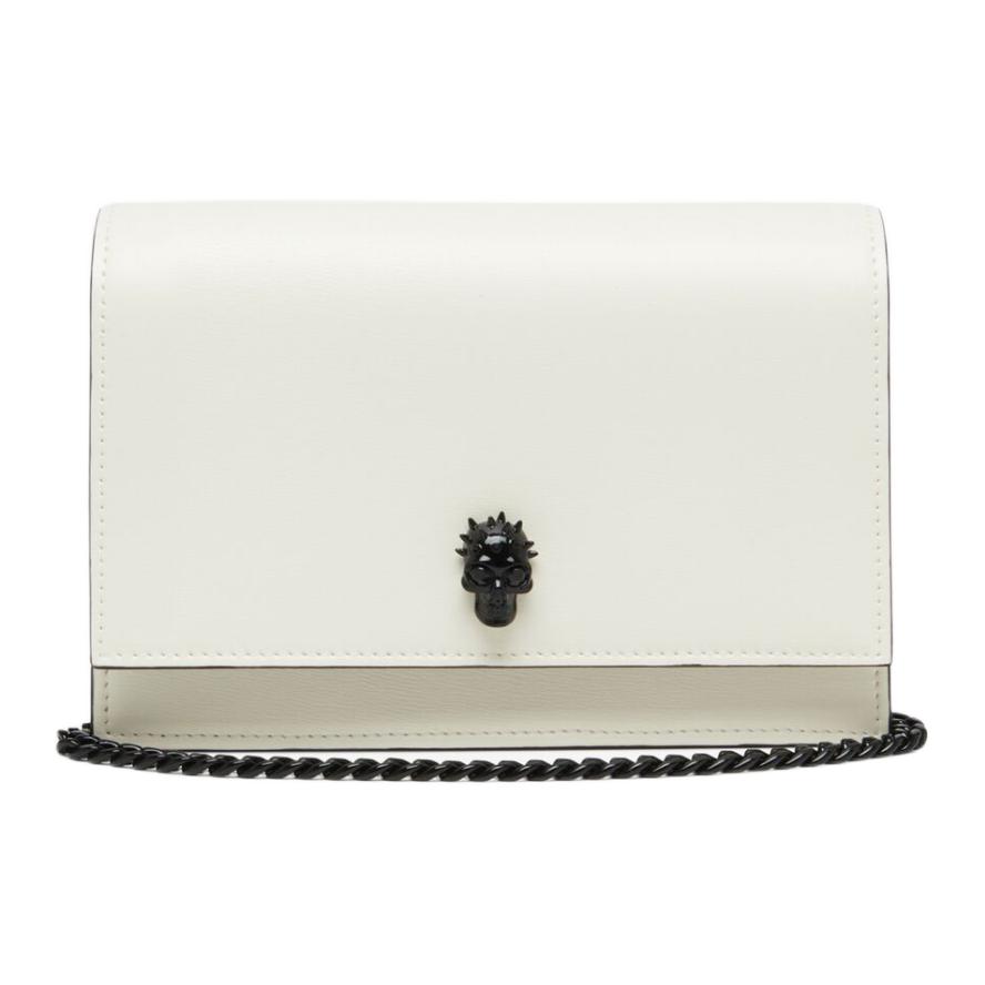 

Alexander McQueen Гладкая кожаная сумка через плечо