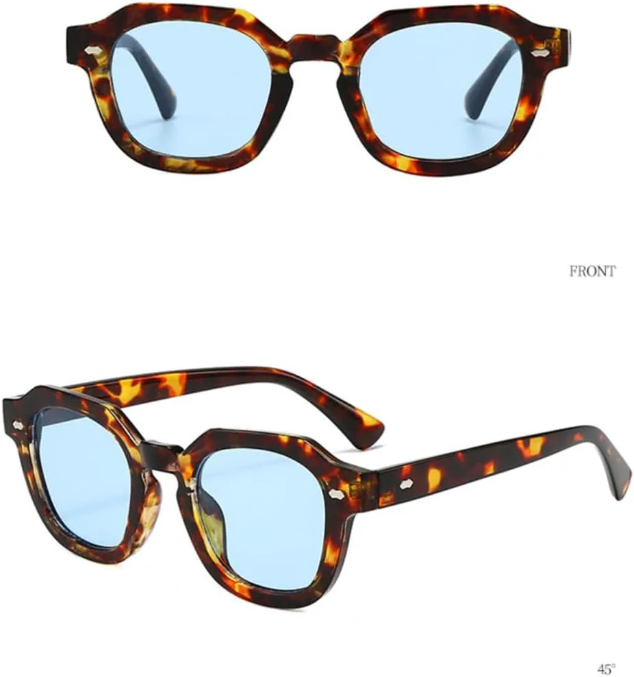 

Солнцезащитные очки с защитой UV400 | Круглая оправа, линзы конфетного цвета | Для женщин и мужчин, для занятий спортом на открытом воздухе и вождения DSVIGF, C6