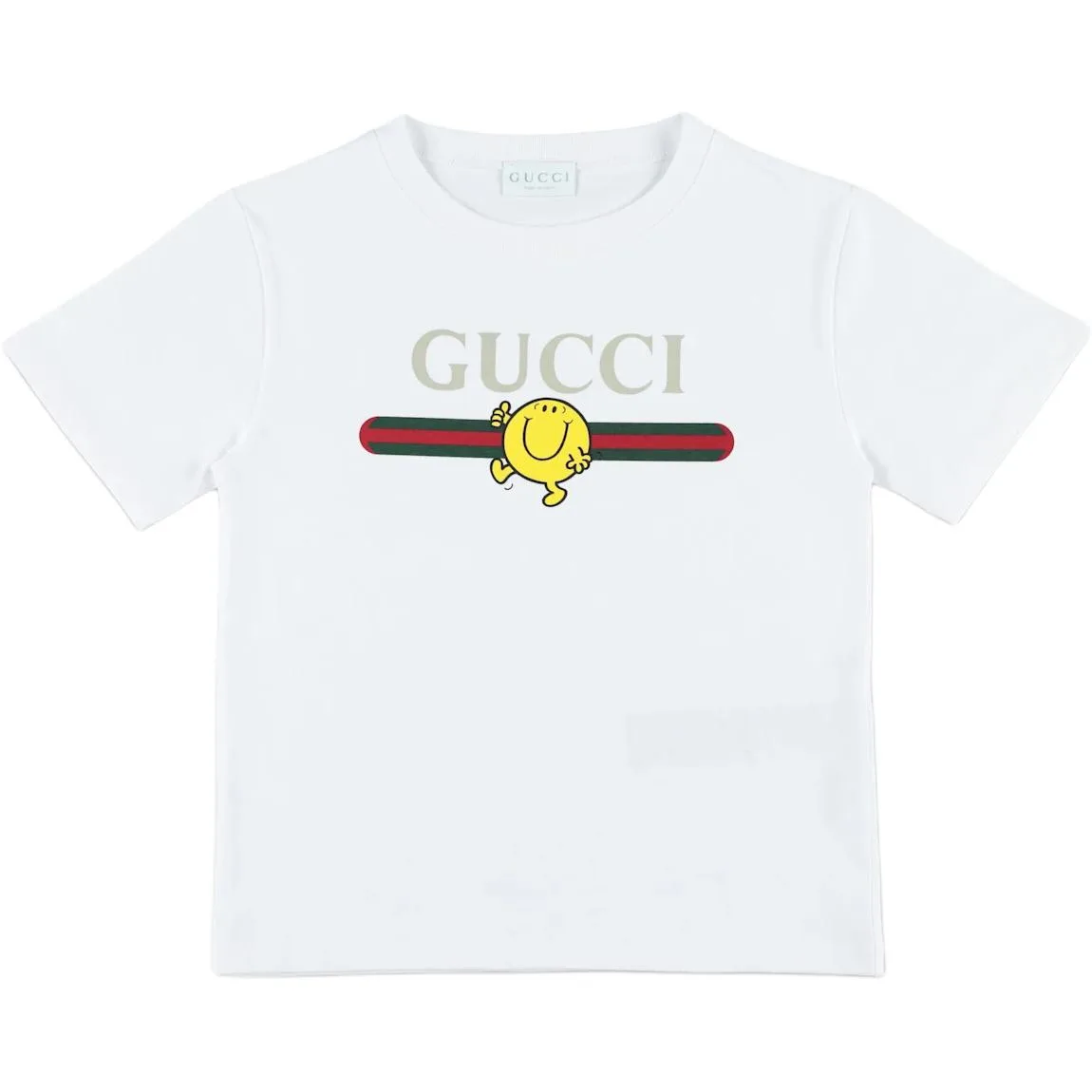 Футболка для детей с круглым вырезом GUCCI, Optical White