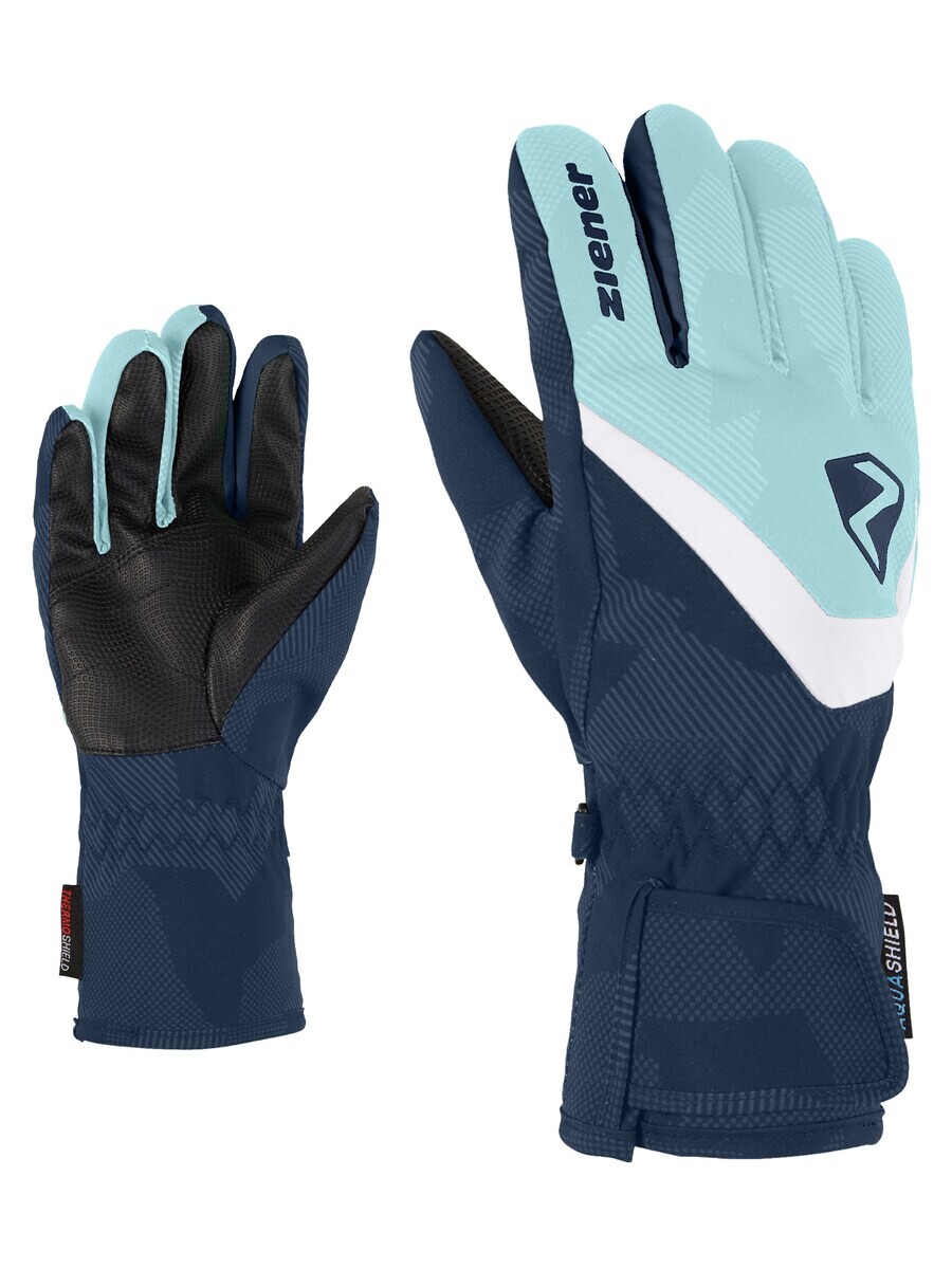 

Перчатки ZIENER Gloves LORIKO Junior, цвет aqua/dark blue
