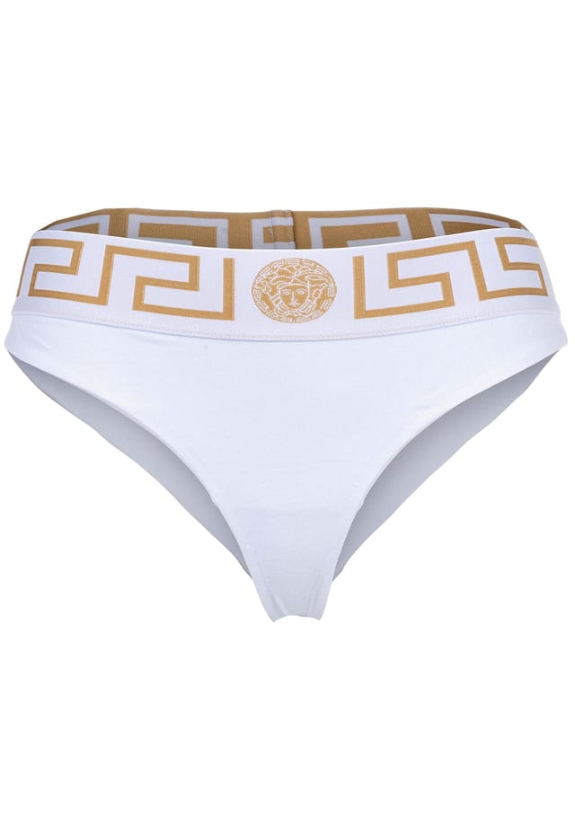 

Трусы - нижнее белье топика органический хлопок би-стрейч Versace, белый