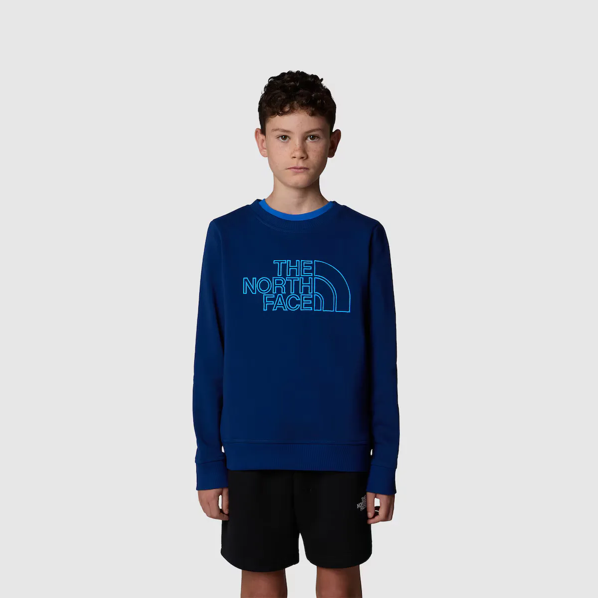 

Детский свитшот Drew Peak The North Face, синий