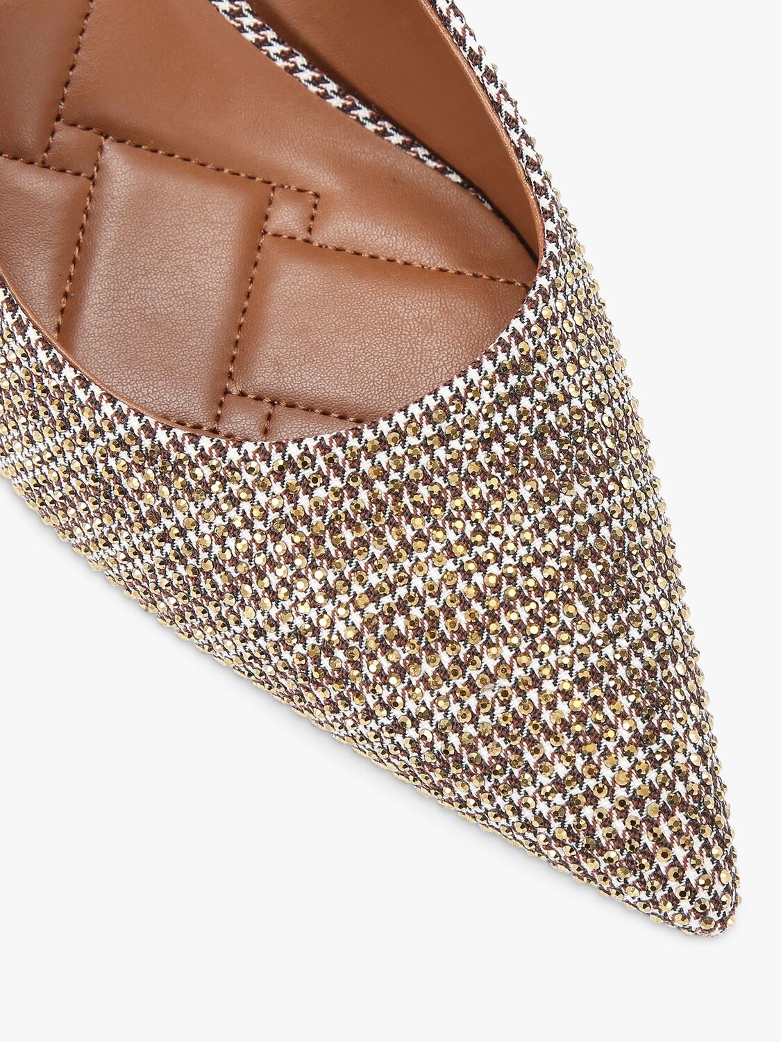 Kurt Geiger London Белгравия Туфли-лодочки с пяткой на пятке, натуральный бежевый — фото 4