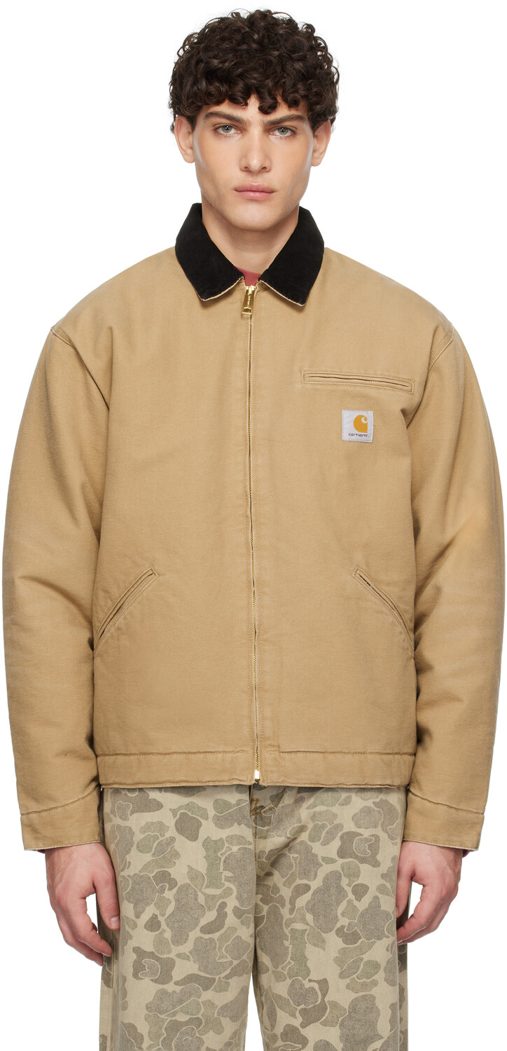 

Бежевая зимняя куртка OG Detroit Carhartt Work In Progress