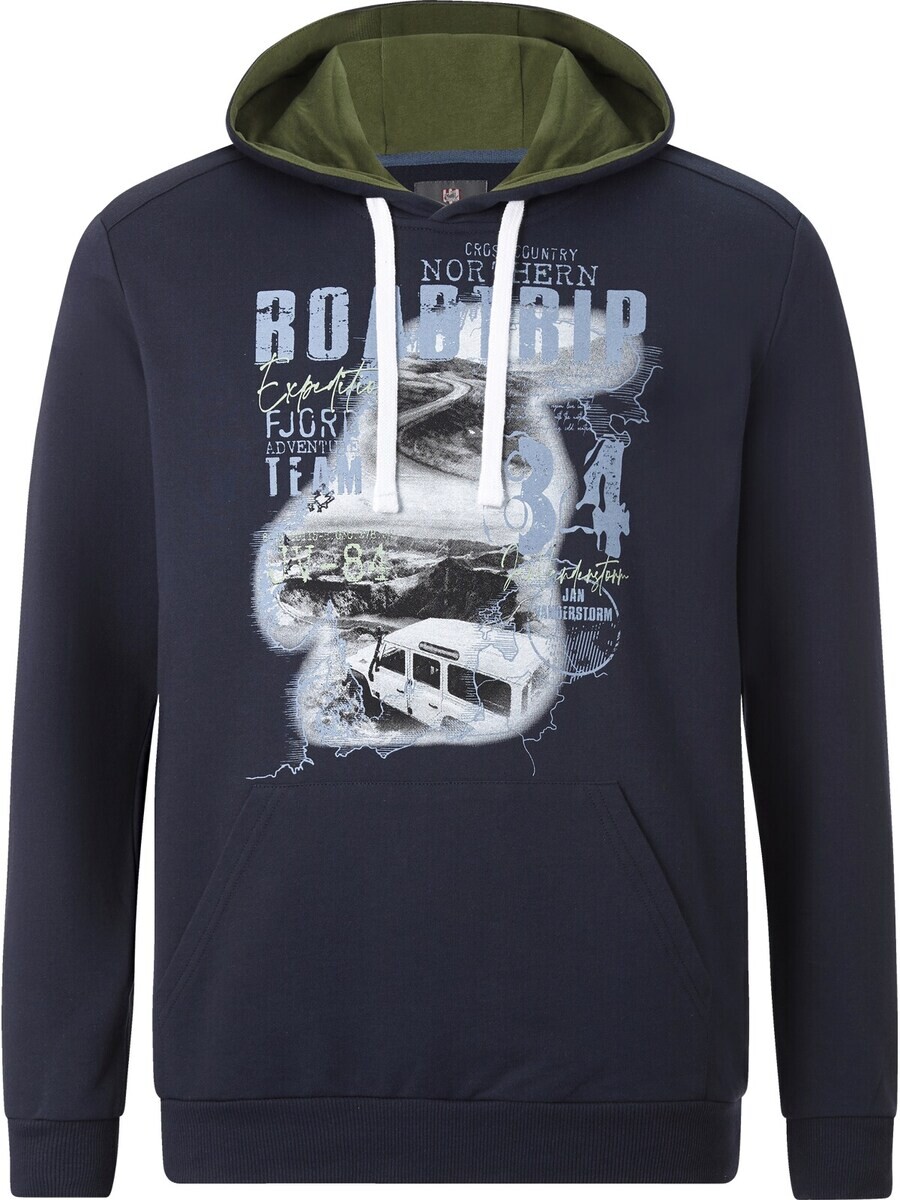 

Толстовка с капюшоном Jan Vanderstorm Sweatshirt Ingomar, темно-синий