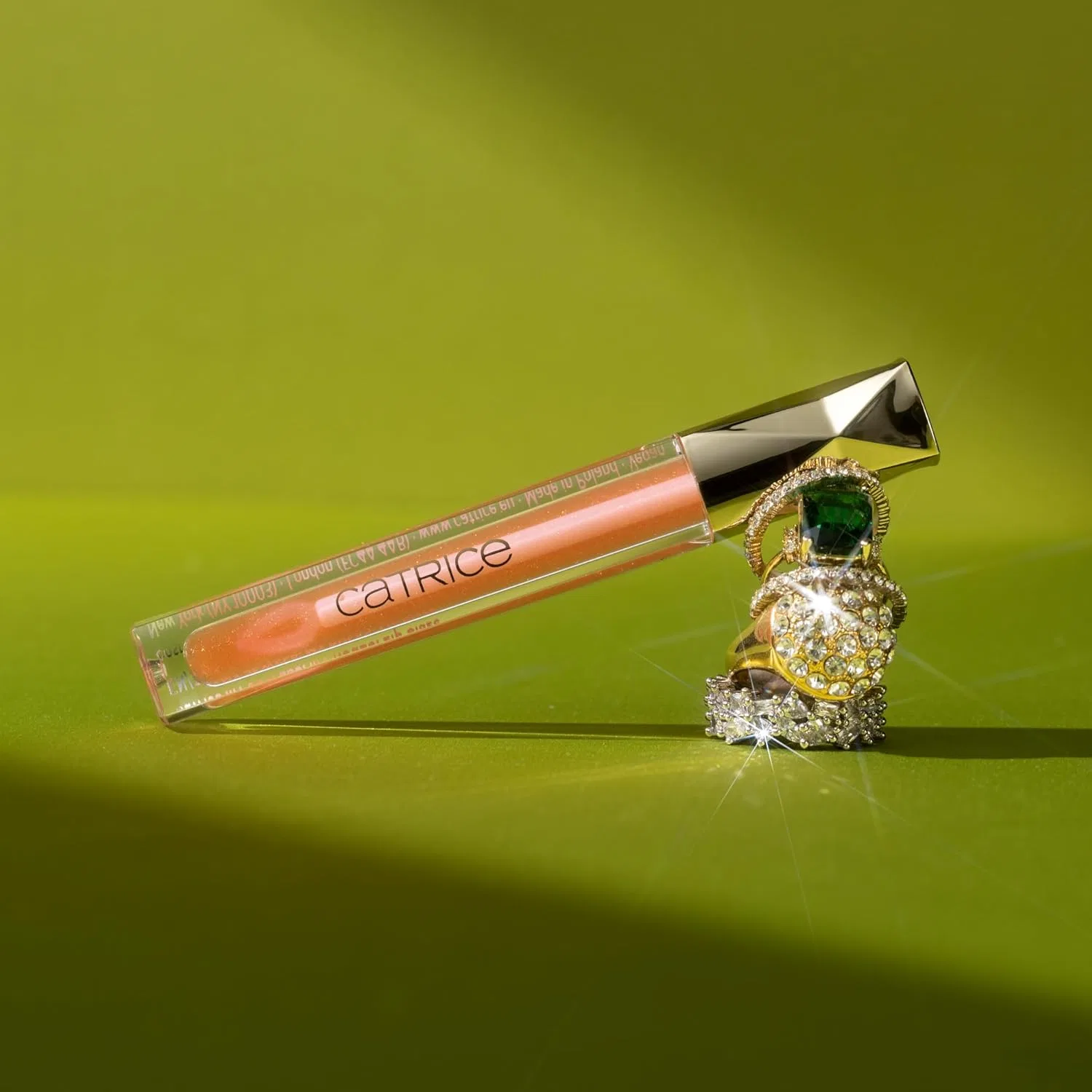 Набор из 3 блесков для губ Catrice MY JEWELS. MY RULES Catrice, C02 Apricot Crush — фото 4