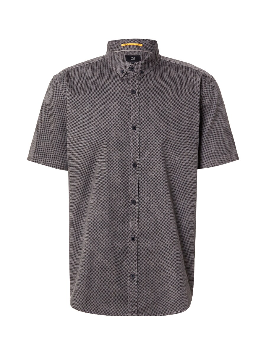 

Рубашка на пуговицах классического кроя QS, Muddy colored