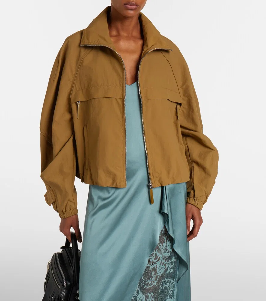Куртка с логотипом Acne Studios, коричневый — фото 2