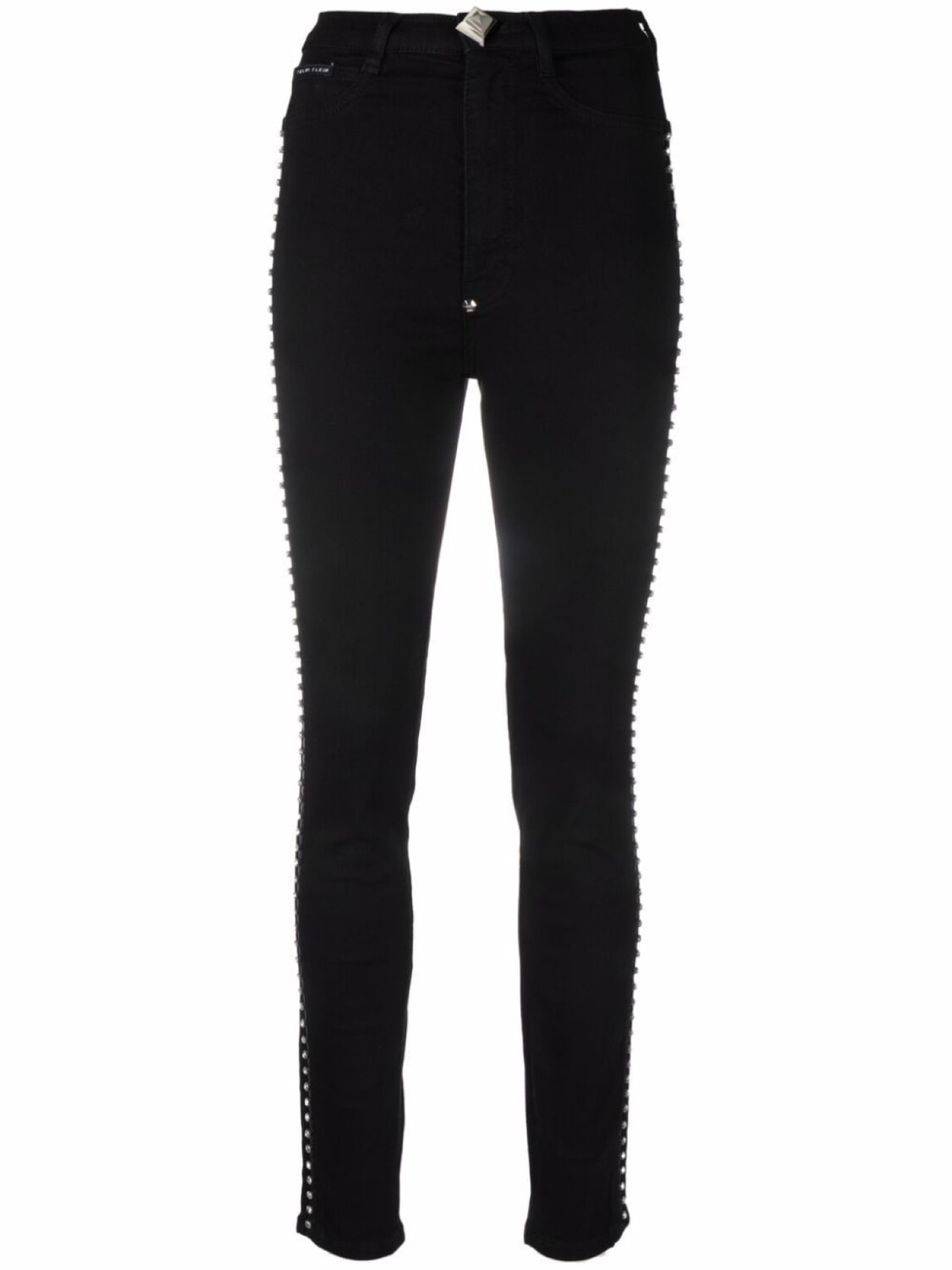 

Philipp Plein джеггинсы Crystal с завышенной талией, черный