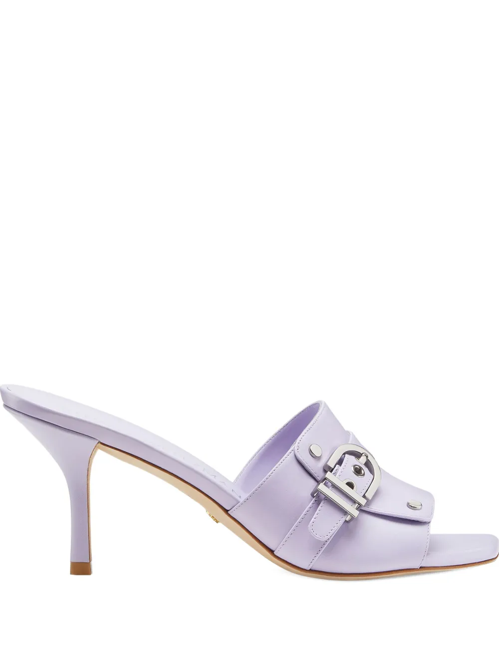 Босоножки Maverick на каблуке 75 мм Stuart Weitzman, фиолетовый