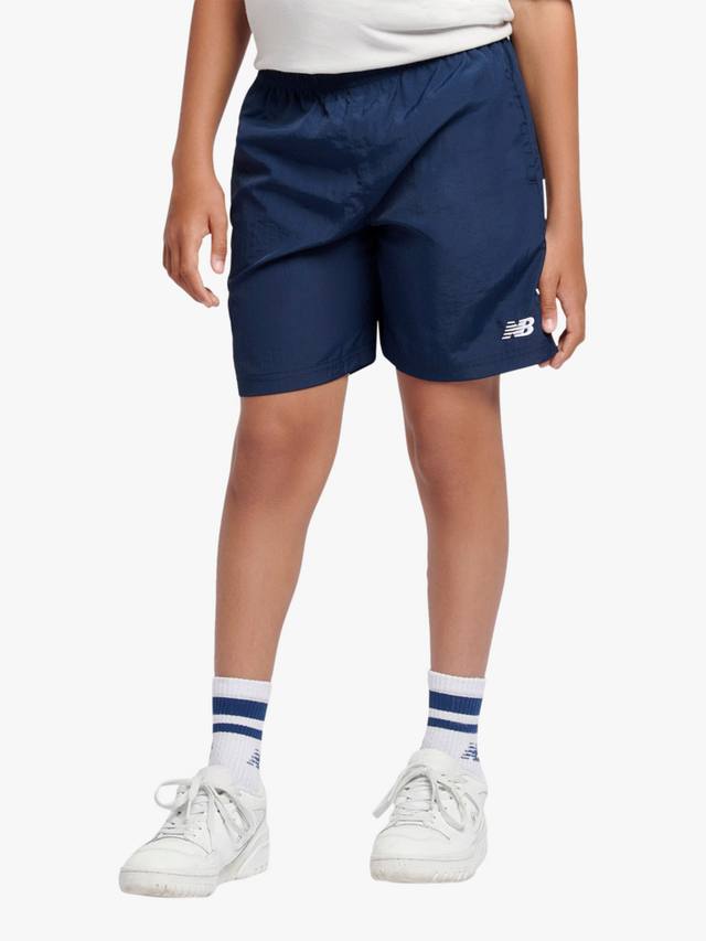 

Детские шорты с логотипом New Balance, Navy