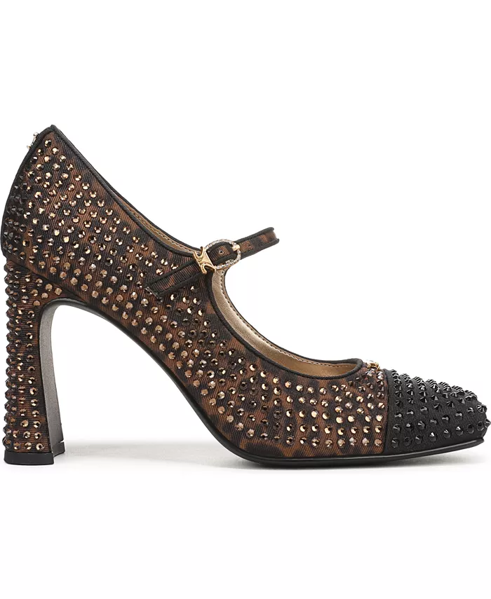 Женские туфли Mary-Jane Elora Glitz на лезвийном каблуке Circus Ny By Sam Edelman, коричневый — фото 2