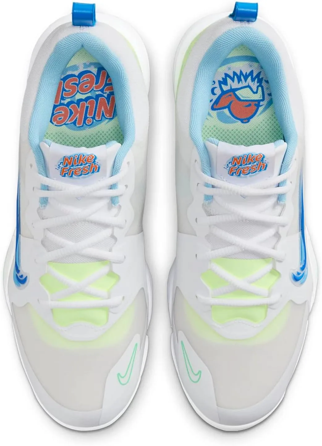 Бейсбольные бутсы Nike Men's Force Zoom Trout 9 Pro Low, белый/синий — фото 4