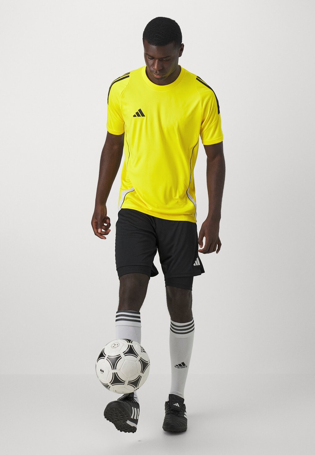 Спортивная футболка TIRO24 adidas Performance, цвет team yellow/white — фото 4