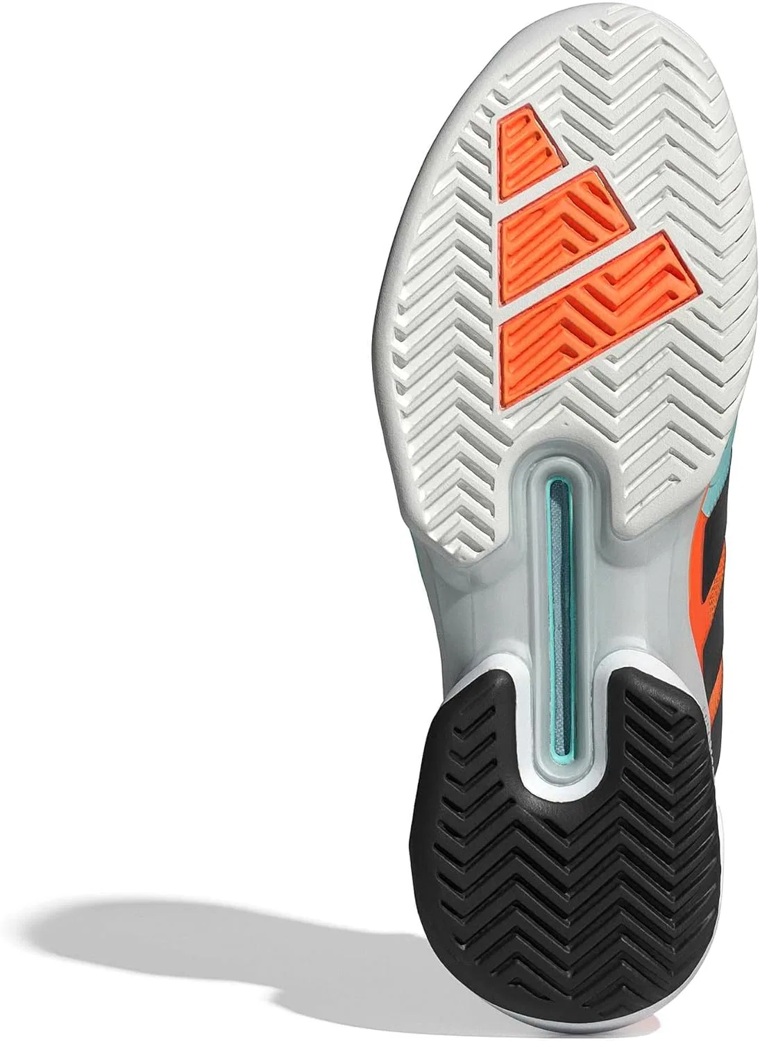 Кроссовки теннисные Adizero Ubersonic 5, adidas, Flash Aqua/Black — фото 3