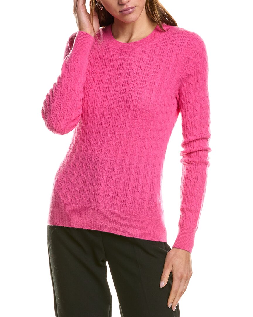 

InCashmere Кашемировый свитер с косами, розовый