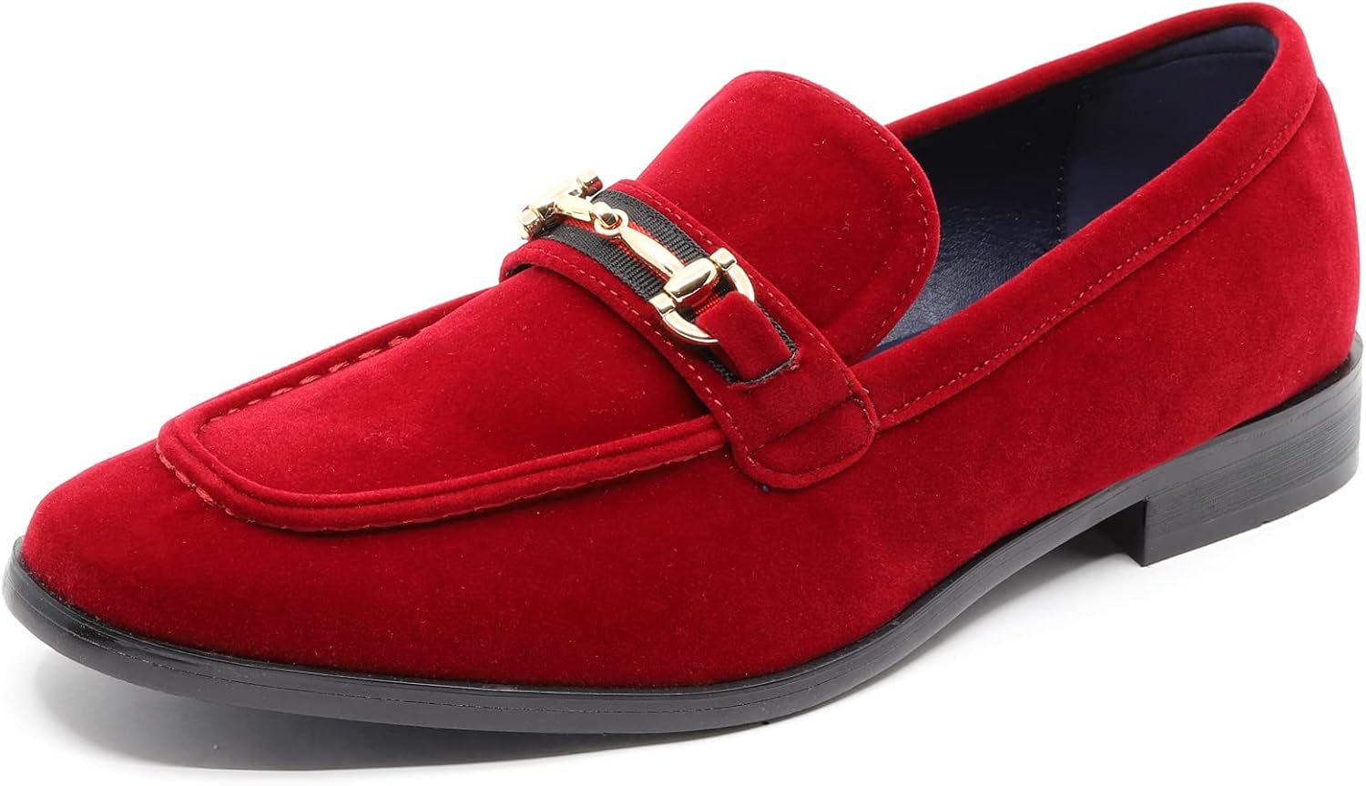 

Мужские винтажные бархатные дизайнерские классические туфли лоферы Arthur-01 Metrocharm, красный