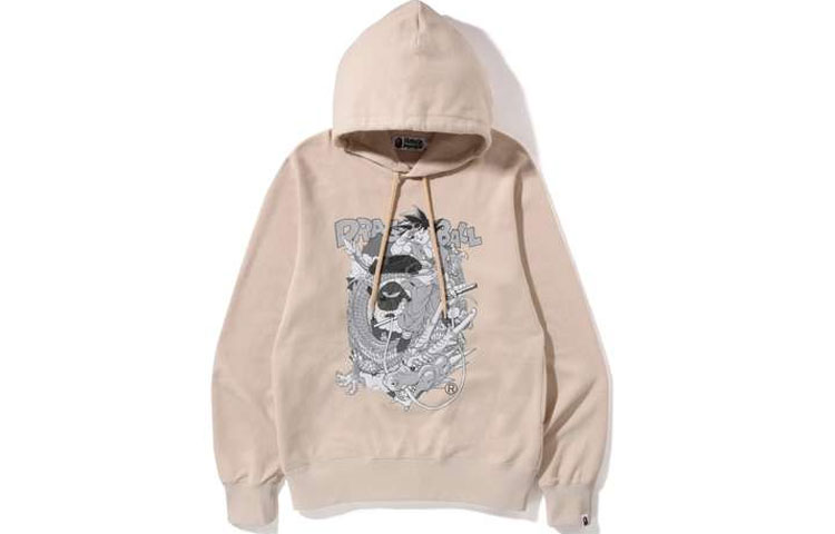 BAPE X' Dragon Ball Z 'BAPE X DRAGON BALL Z худи мужское A BATHING APE, хаки — фото 4