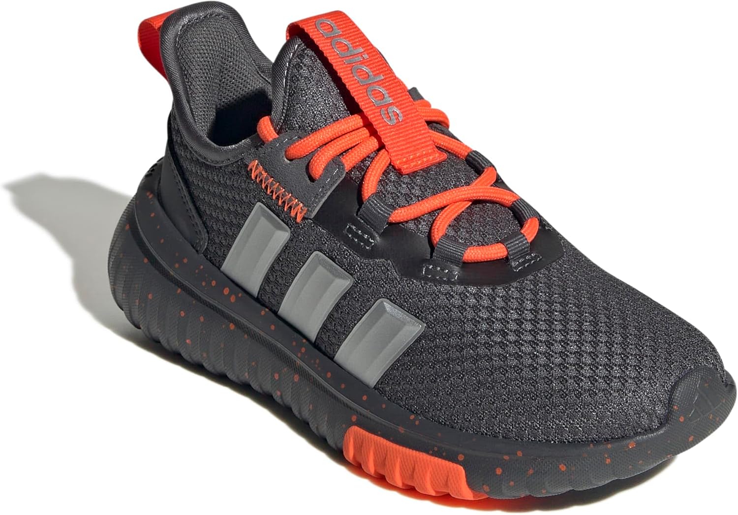 Детские кроссовки Adidas Kaptir 4.0 (унисекс), оранжевый/серый — фото 4