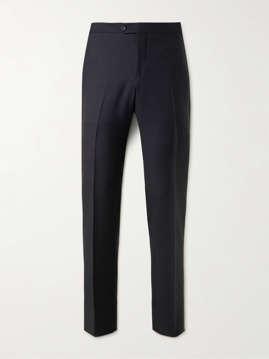 

Прямые брюки из саржевого костюма из шерсти и мохера THOM SWEENEY, черный
