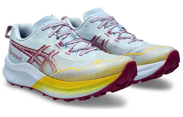 Кроссовки fuji speed 2 Asics, голубой — фото 4