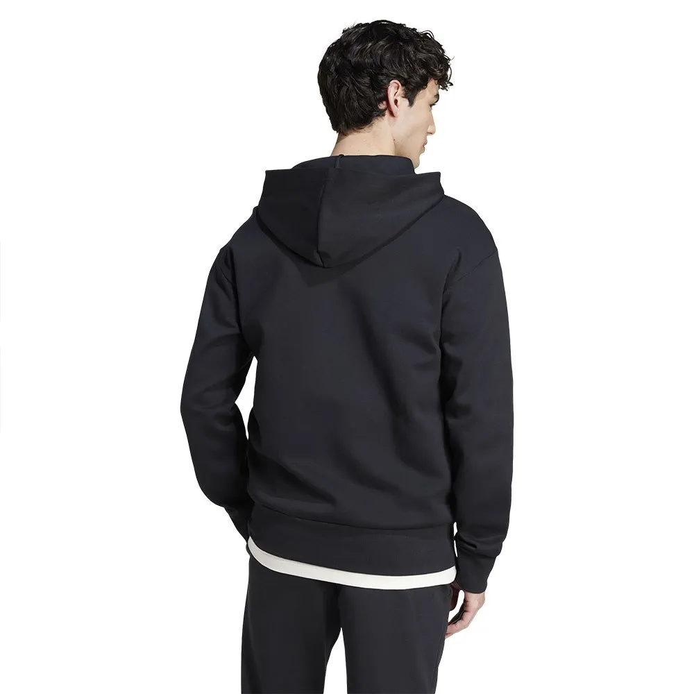 Толстовка adidas Future Icons Doubleknit full zip, черный — фото 2