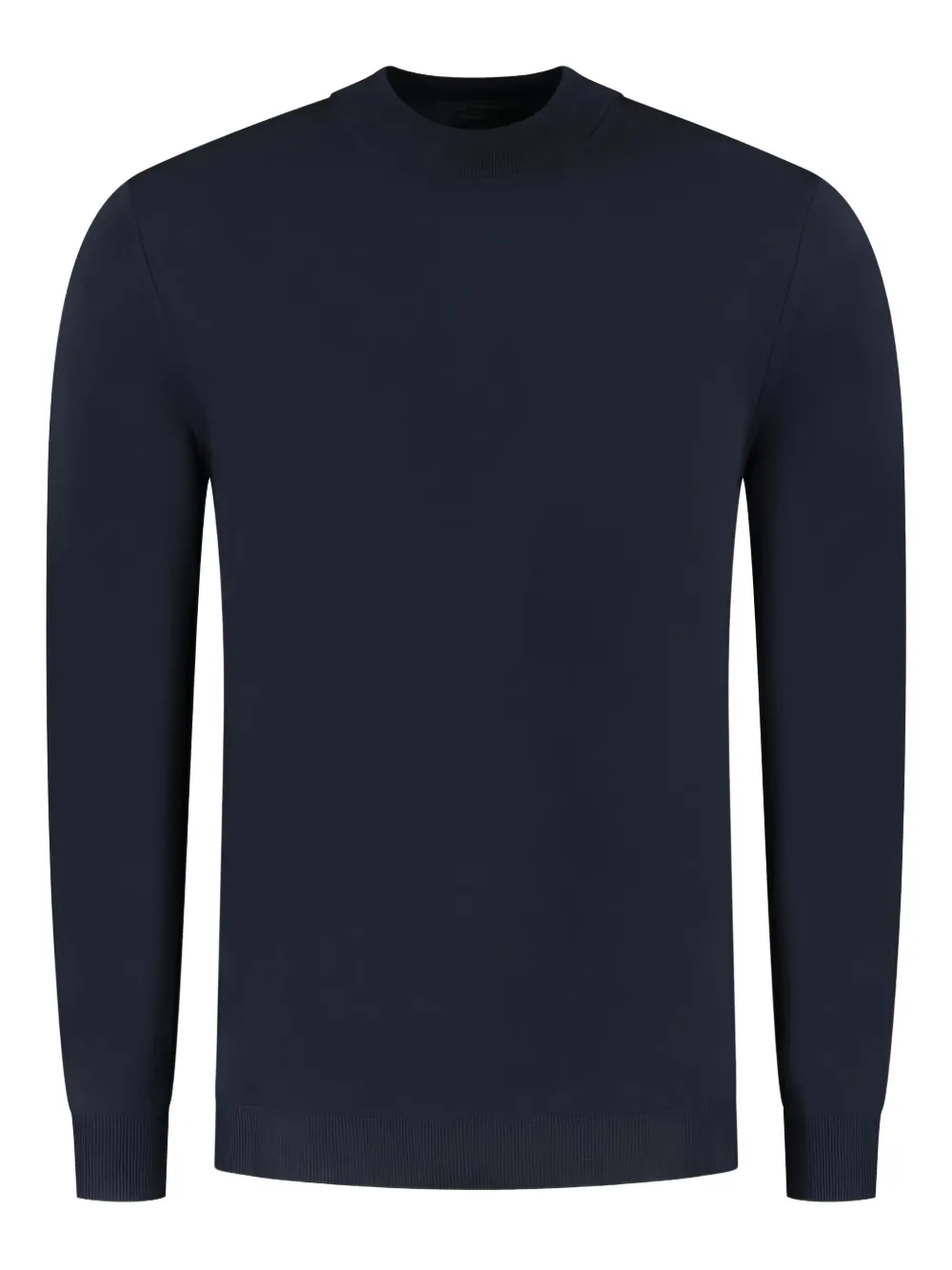 

Джемпер с круглым вырезом и длинными рукавами Zanone, синий