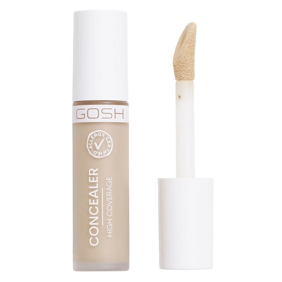 

Gosh, Concealer High Coverage, плотно закрывающий консилер с аппликатором, оттенок 003 Sand, 6 мл