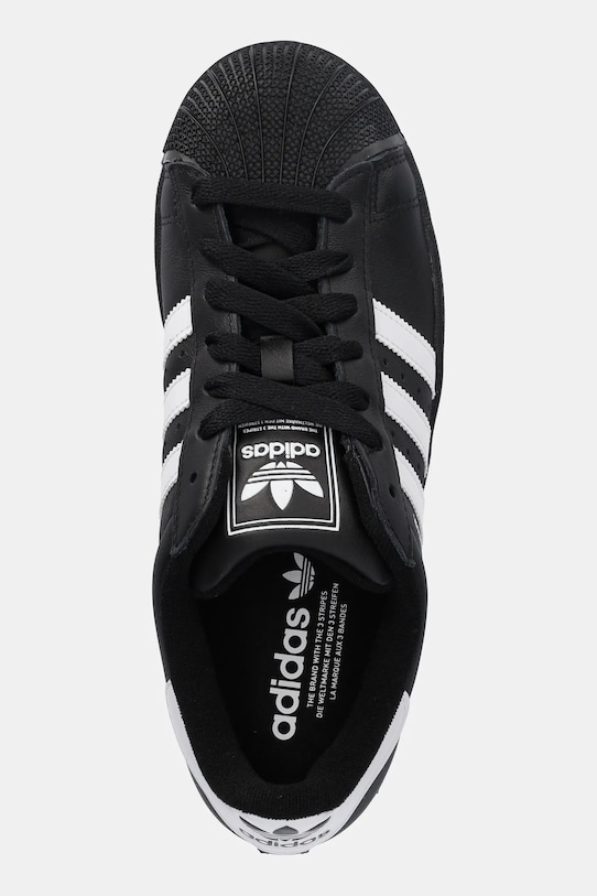 Кожаные кроссовки Superstar II Adidas Originals, черный — фото 4