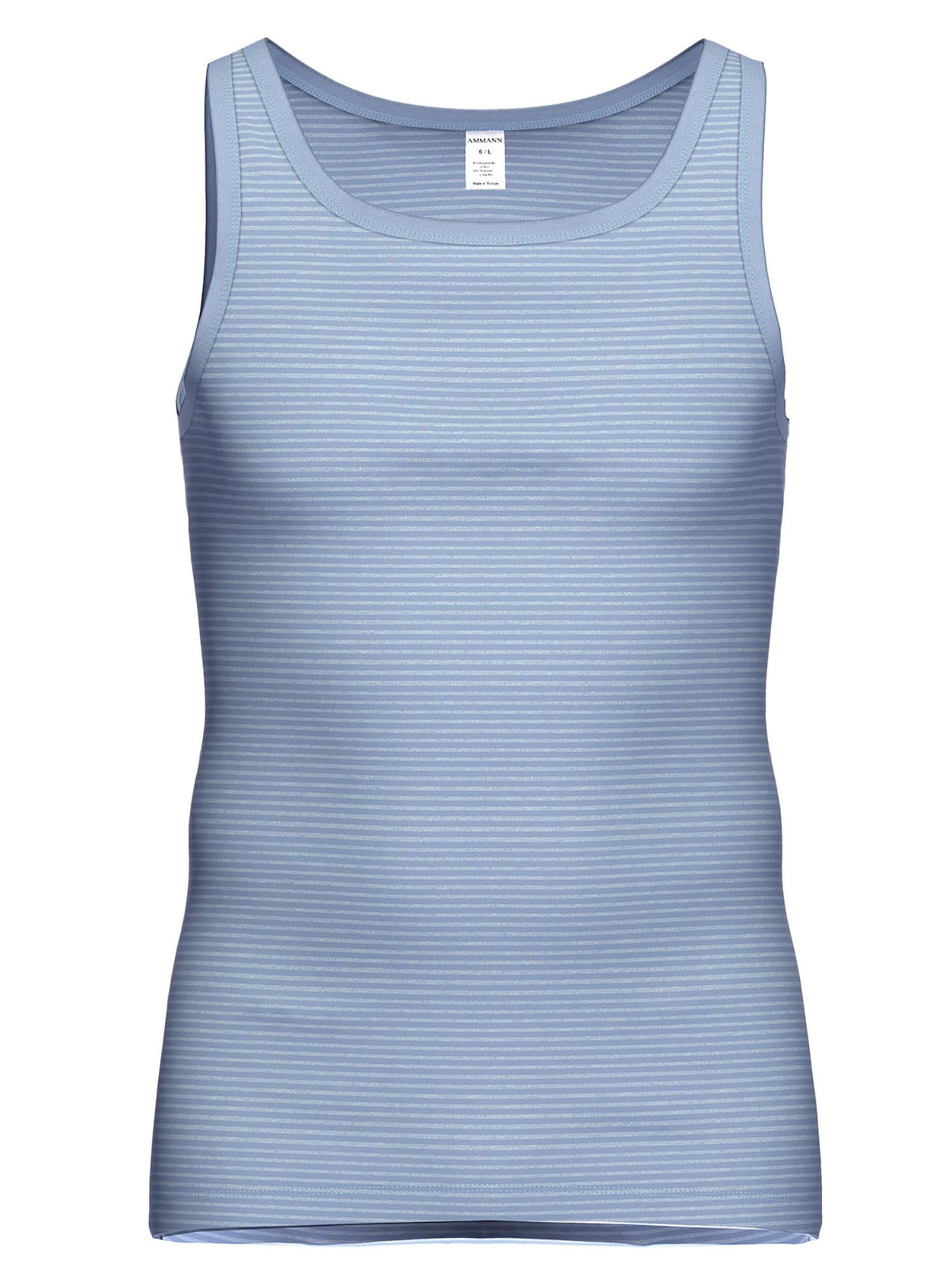 

Ammann Майка 'Day Classic / Jeans Feinripp' в светло-голубом цвете