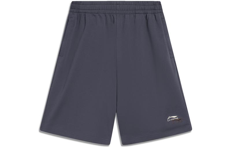 

Мужские повседневные шорты LiNing Sports Life Collection Earth Surface серые, Earth Surface Gray