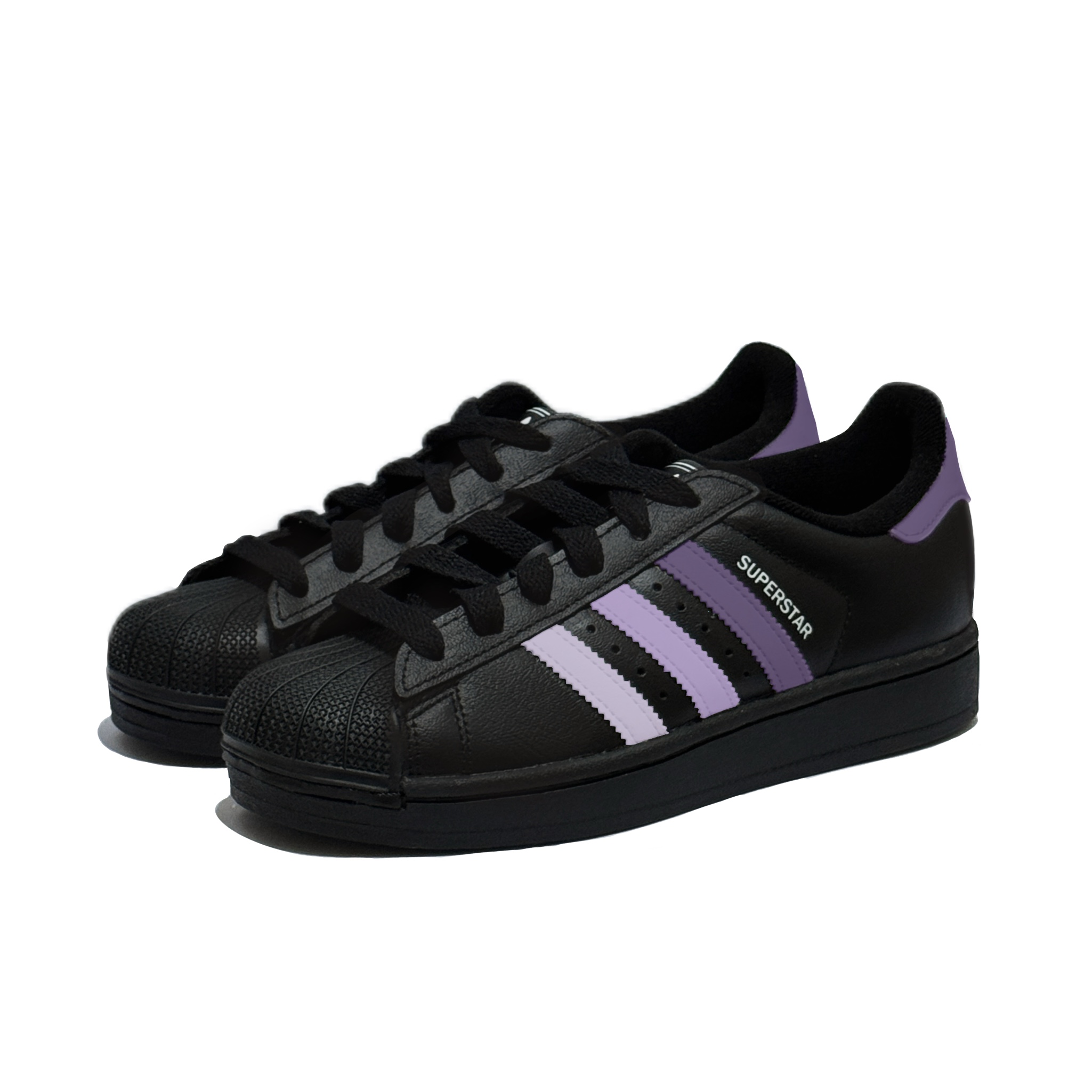 Детские кроссовки для скейтбординга Superstar 2 для начальной школы Adidas Originals, черный — фото 3