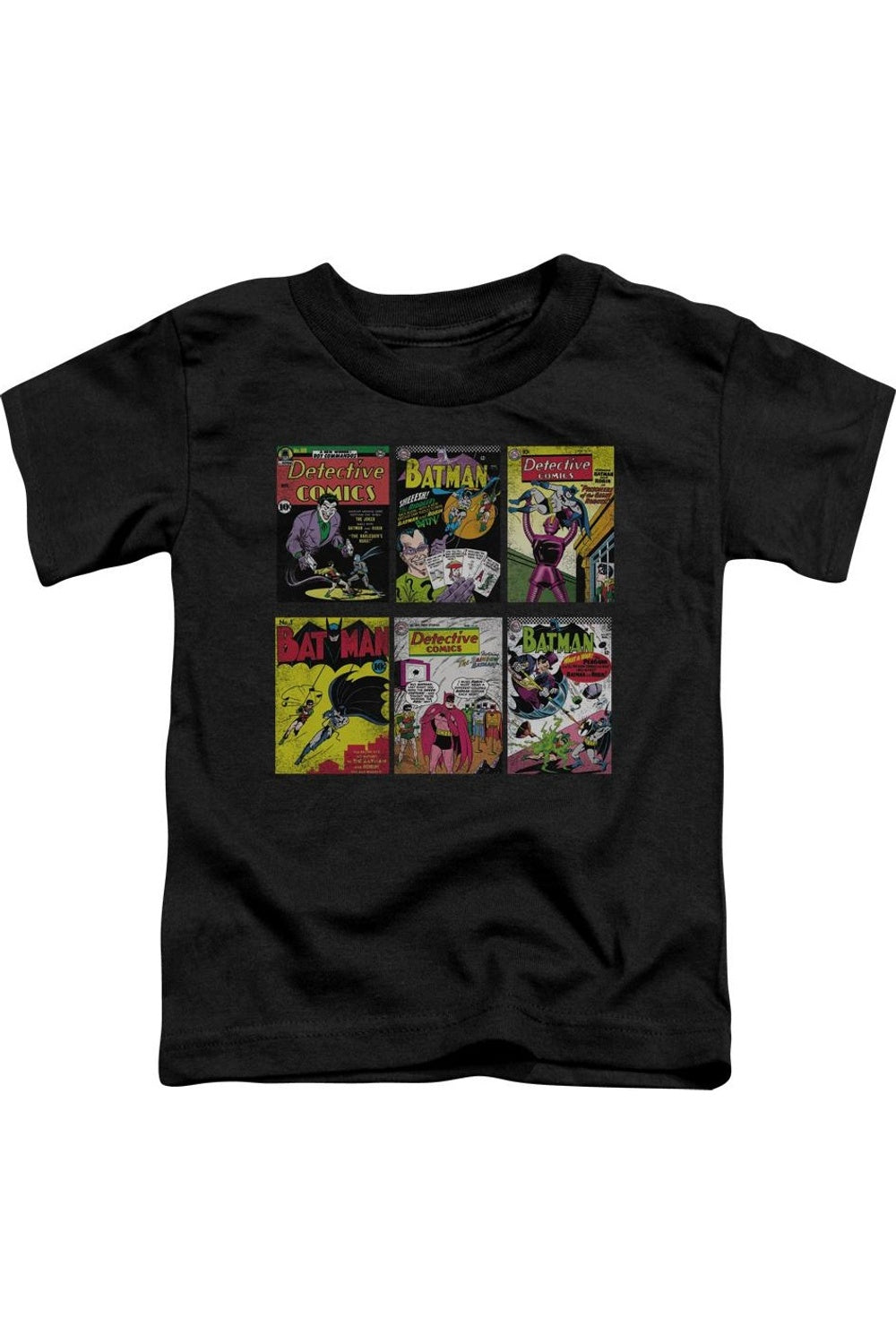 

Футболка с коротким рукавом Batman BM Covers для малышей Gildan, черный