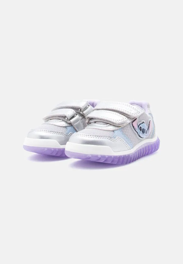 Светящиеся кроссовки disney lilo stitch lightyloo для девочек Geox, Silver-Coloured/Lilac — фото 2