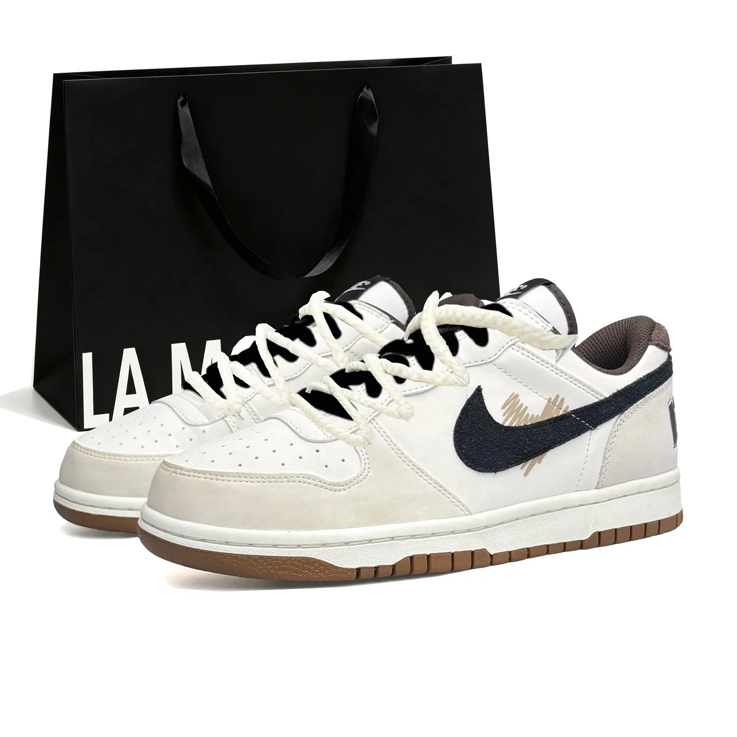 Кроссовки повседневные Nike Big Lux Ecru