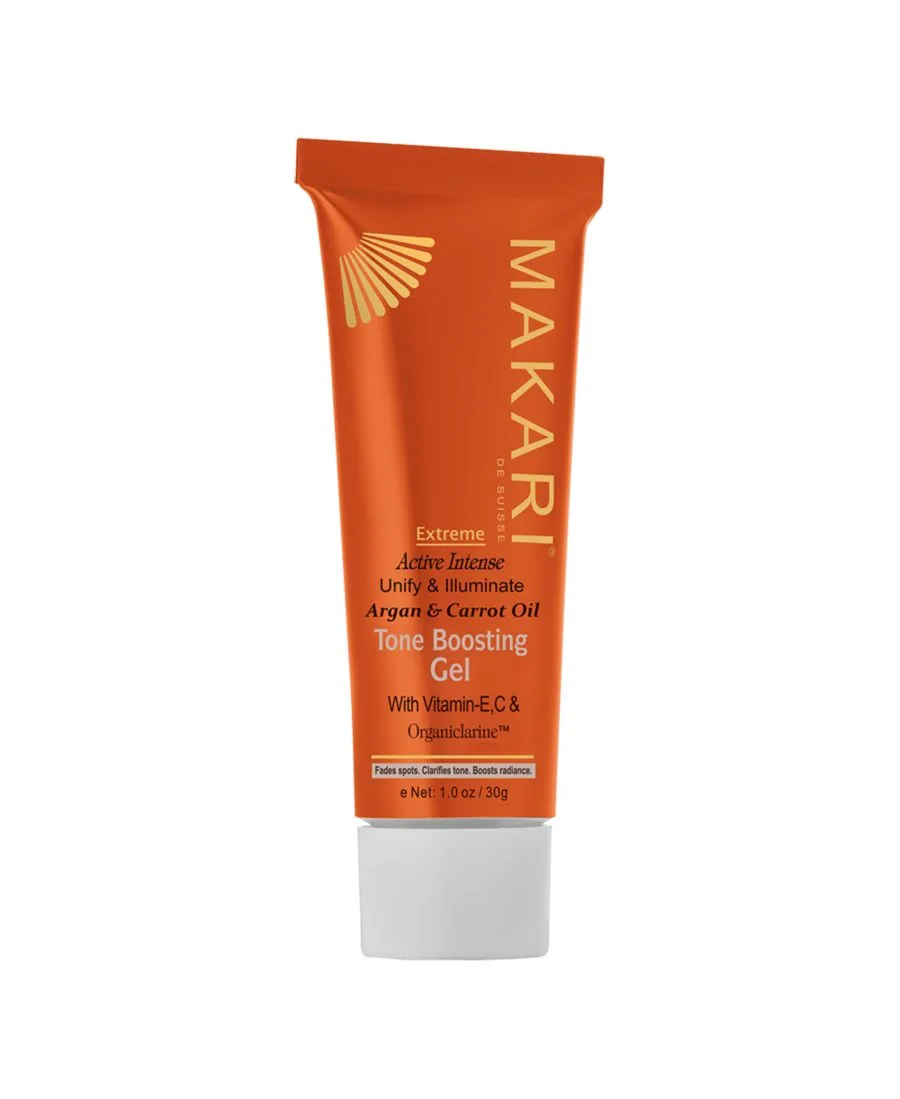 Гель для тонизирования кожи с аргановым и морковным маслом Extreme Argan & Carrot Oil Tone Boosting Gel - 1 унция (28 г) Makari, мультиколор color bottle