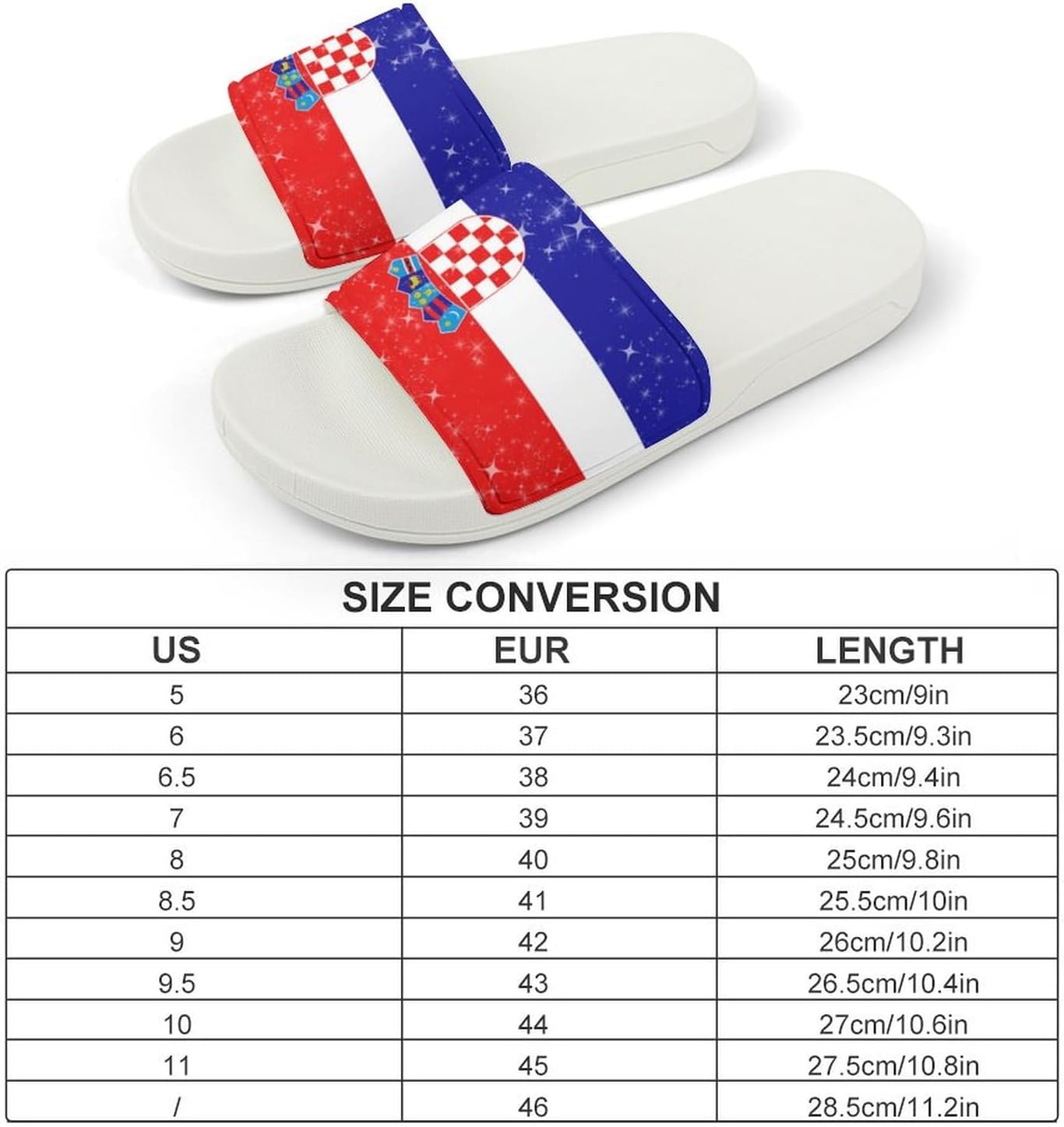 Тапочки Glittering Stars Croatia для душа, дома, быстросохнущие, нескользящие, для ванной, бассейна, женские и мужские, из ПВХ Aloewxxr, белый — фото 2