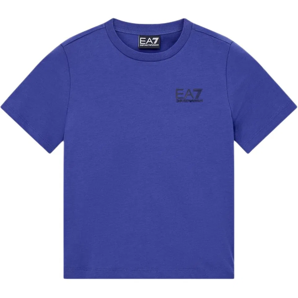 Футболка Emporio Armani EA7 для детей, синяя