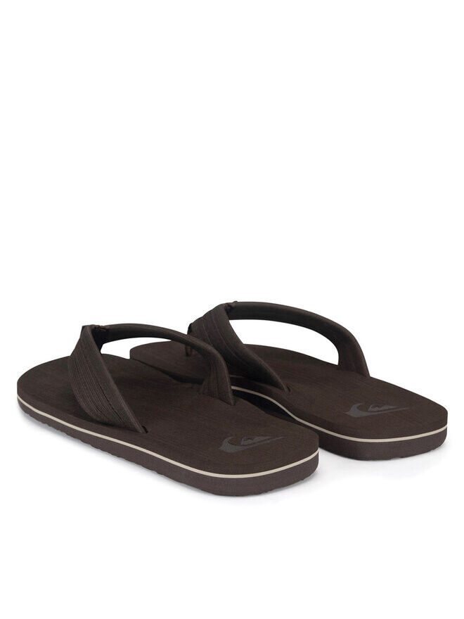 Шлепанцы на пальцах Quiksilver Chancletas MOLOKAI LAYBACK TEXTURED AQYL101266, коричневый — фото 4