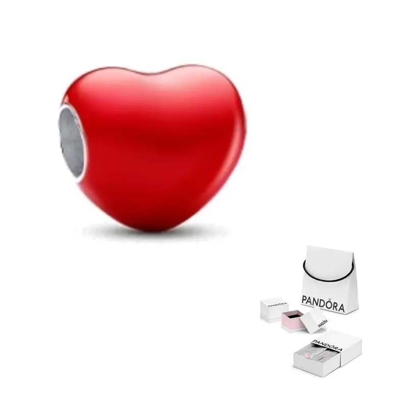 

Pandora Серебряное украшение 925 пробы унисекс красный